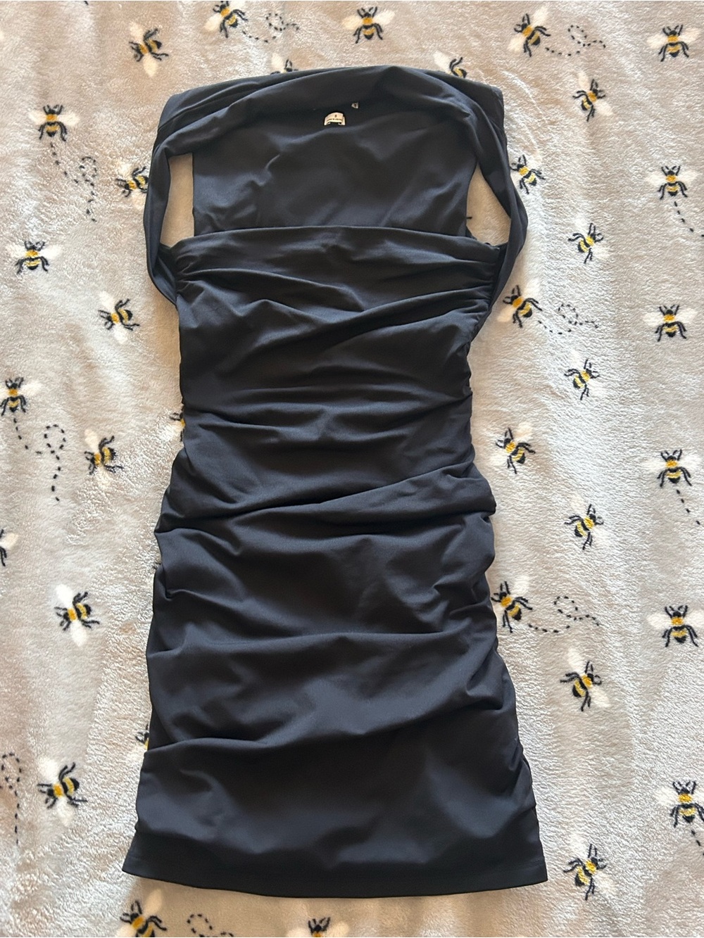 black aritzia flourish dress